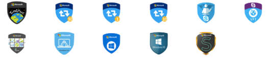 MS badges
