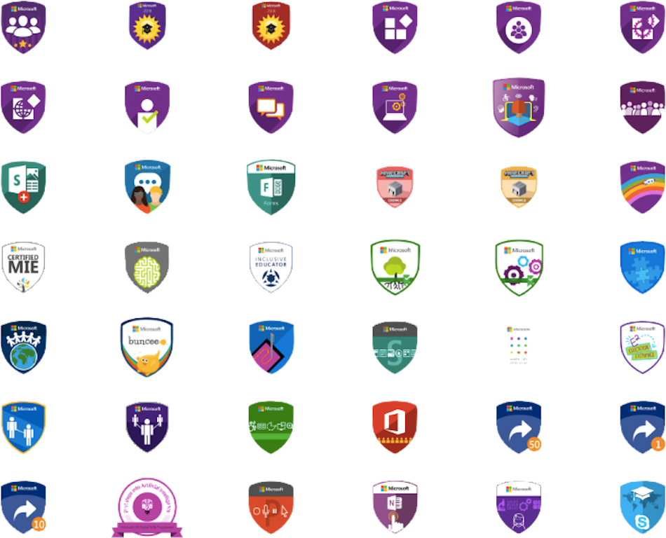 MS badges