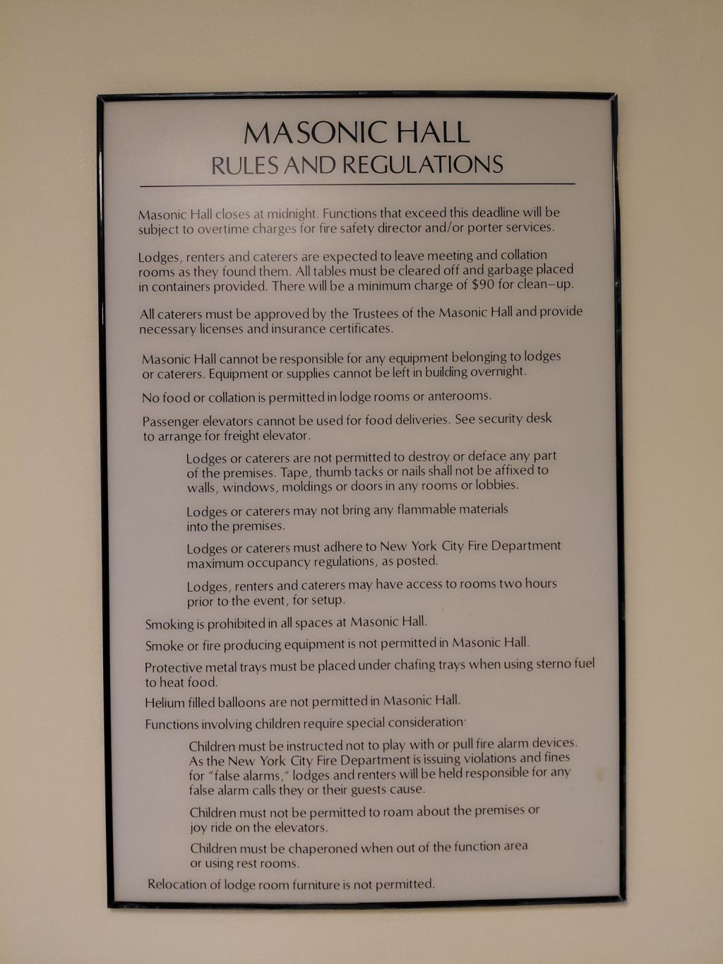Rules of the&nbsp;Lodge